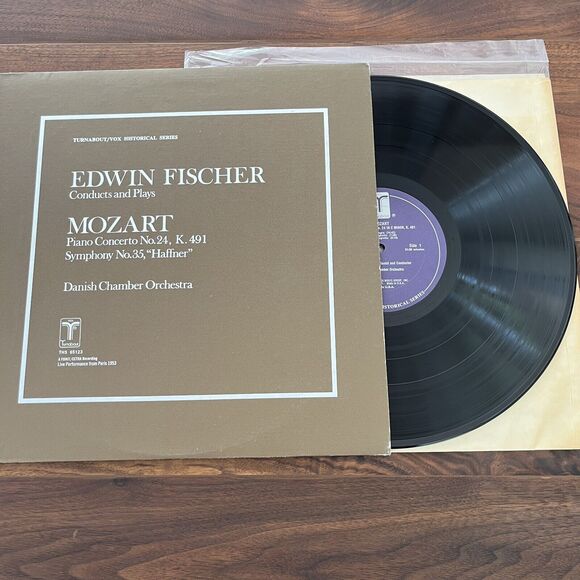 Edwin Fischer Mozart Piano Concerto Nos. 24 & 35 Vinyl LP Turnabout THS 65123 - Picture 1 of 7
